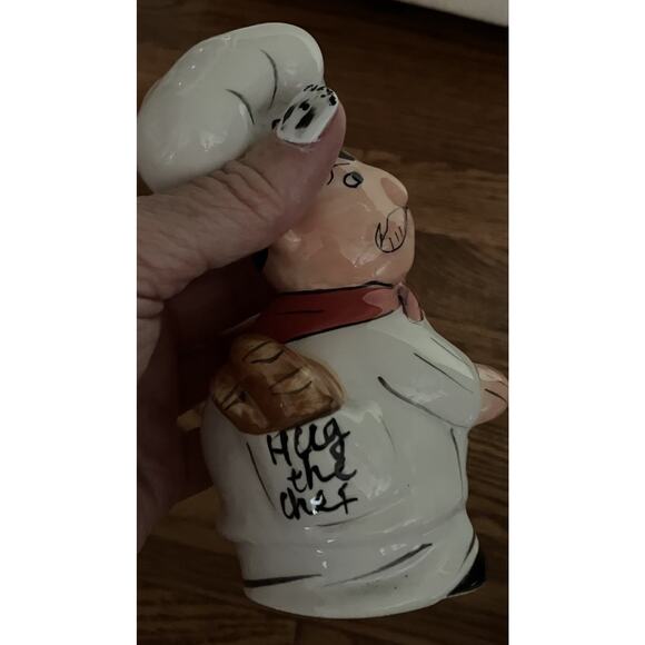 Vintage JIC Ceramic Hand Painted Chef Collection Salt & Pepper Shakers. Unused! - Picture 6 of 8